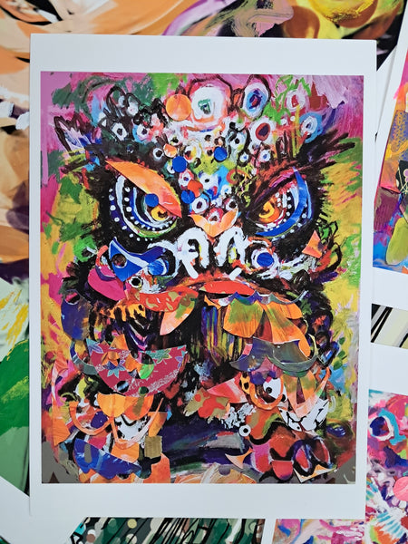 (Copy) Dancing Through the Fire - Hand Embellished Print