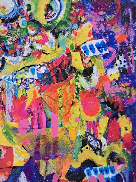 'Year of the Dragon 2# ' - Hand Embellished Print