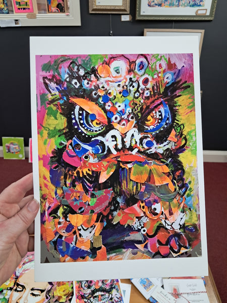 (Copy) Dancing Through the Fire - Hand Embellished Print