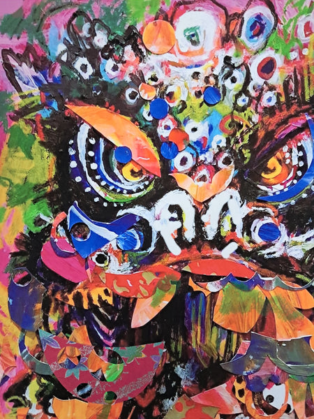 (Copy) Dancing Through the Fire - Hand Embellished Print