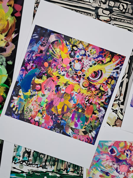 'Year of the Dragon 1# ' - Hand Embellished Print