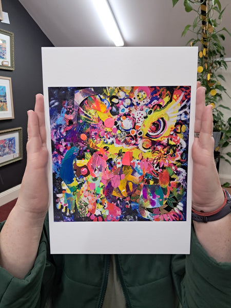 'Year of the Dragon 1# ' - Hand Embellished Print