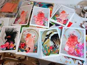Bird Embellish workshops at Sarah the Painters Studio in BENDIGO!!!
