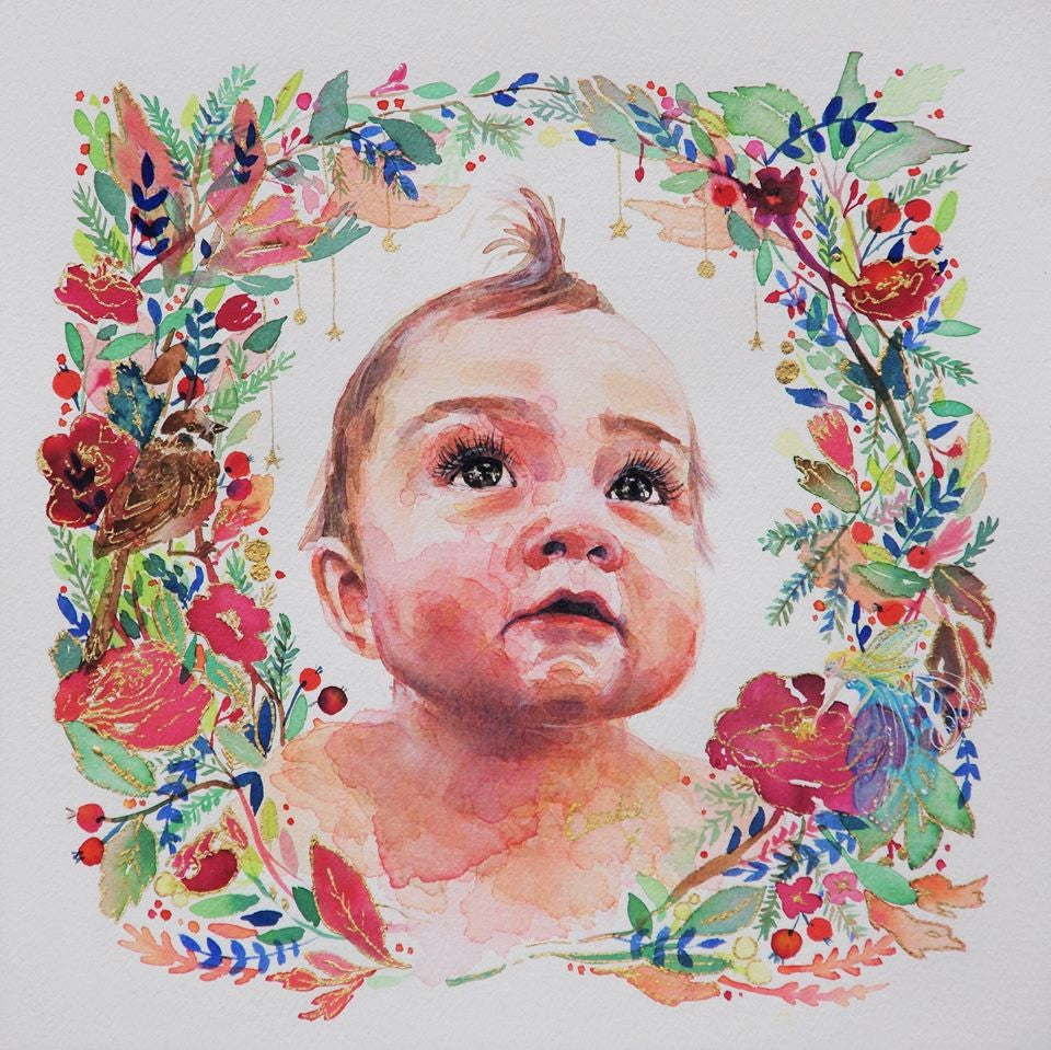 Kiss the Baby Commission DEPOSIT – Frankie O