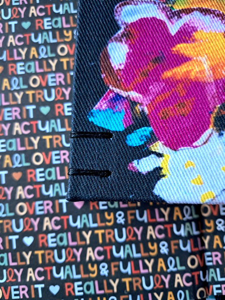 Hand Bound Artist Journals - Inner Goddess (black thread)