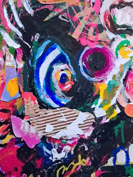 Dancing Through the Fire - Hand Embellished Print