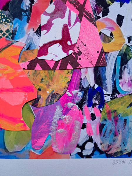 Dancing Through the Fire - Hand Embellished Print