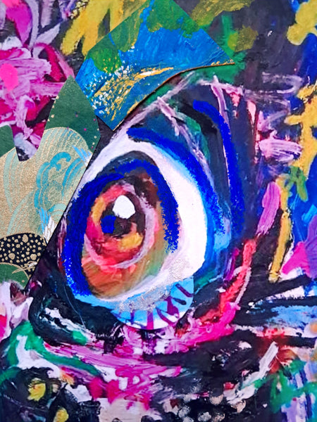 Dancing Through the Fire - Hand Embellished Print