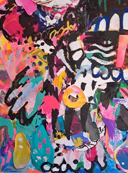 Dancing Through the Fire - Custom Hand Embellished Print for Jade