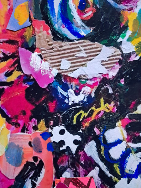 Dancing Through the Fire - Hand Embellished Print