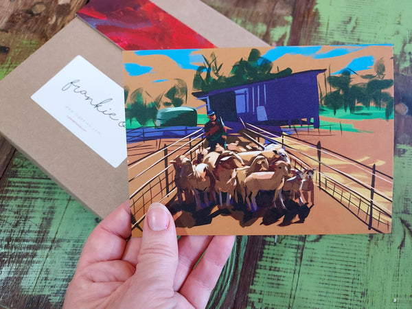 SALE!!! Ouyen Greeting Cards -  Box Set of 10