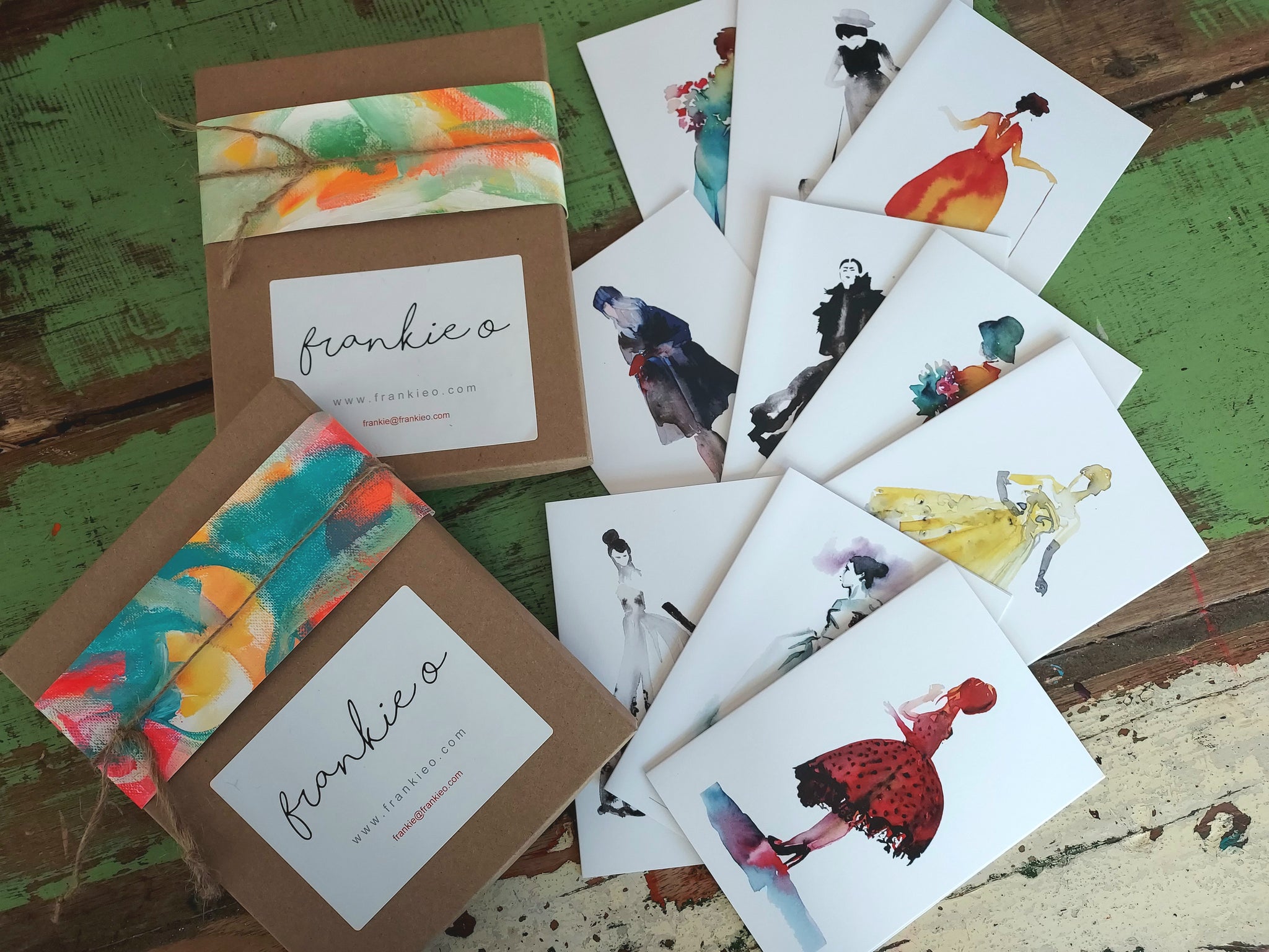 Fashionista Greeting Cards - Box Set of 10
