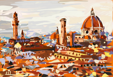 358# Domes and Towers Florence