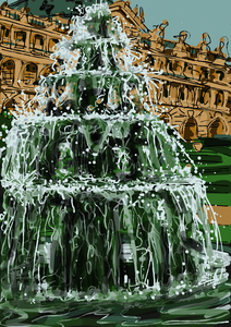 40# Versailles layer cake fountain